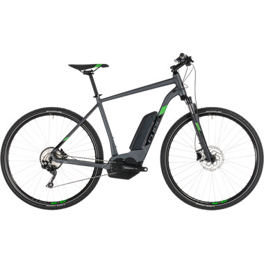 Bicicletta Ibrida Elettrica CUBE CROSS HYBRID PRO 400 Grigio 2019 0